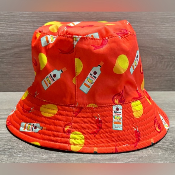 Bacardi Lemon Chile Reversible Bucket Hat - Picture 2 of 7